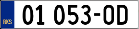 Truck License Plate